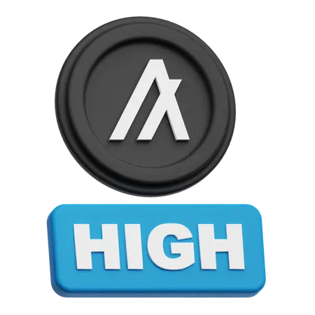 Algorand High  3D Icon