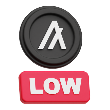 Algorand Low  3D Icon