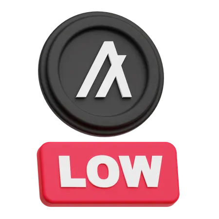 Algorand Low  3D Icon