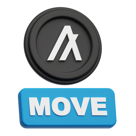 Algorand Move  3D Icon