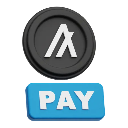Algorand Pay  3D Icon