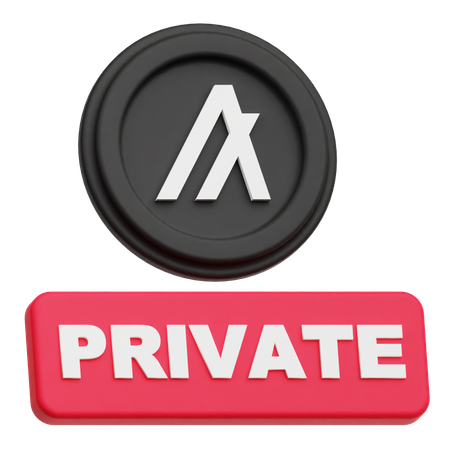 Algorand Private  3D Icon