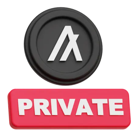 Algorand Private  3D Icon