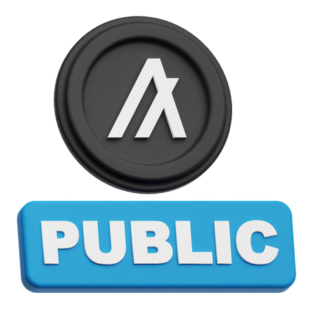 Algorand Public  3D Icon