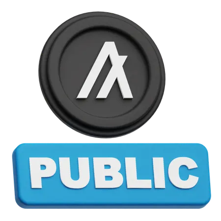 Algorand Public  3D Icon