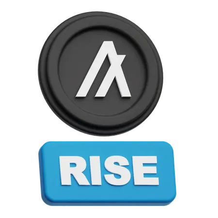 Algorand Rise  3D Icon