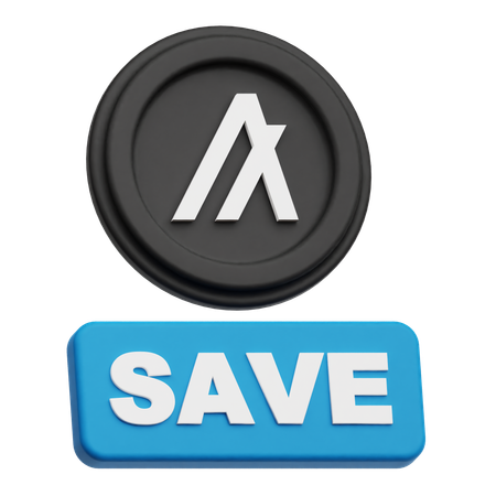 Algorand Save  3D Icon