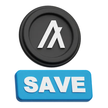 Algorand Save  3D Icon