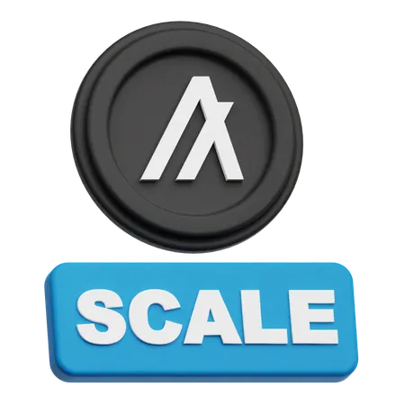 Algorand Scale  3D Icon