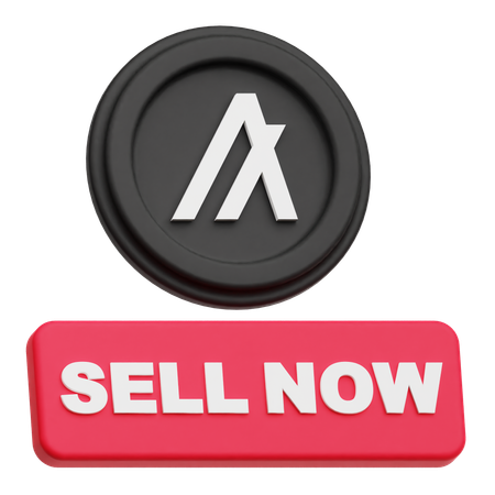 Algorand Sell Now  3D Icon