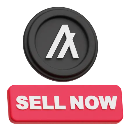Algorand Sell Now  3D Icon