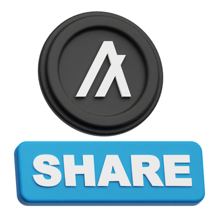Algorand Share  3D Icon