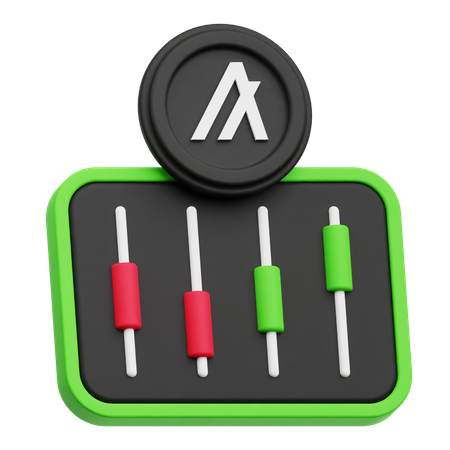 Algorand Token Analysis  3D Icon