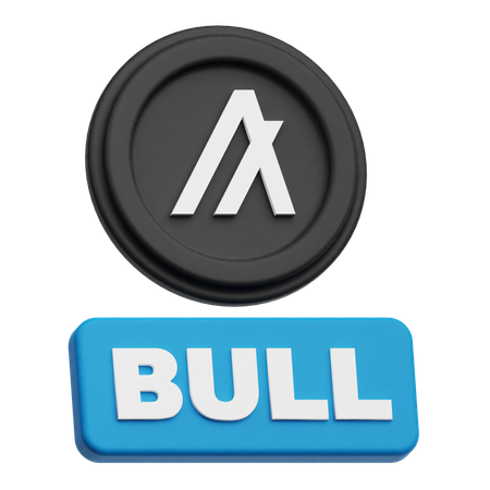 Algorand Token Bull  3D Icon