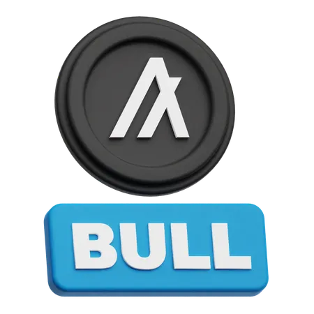 Algorand Token Bull  3D Icon