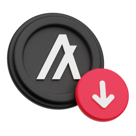 Jeton Algorand en panne  3D Icon