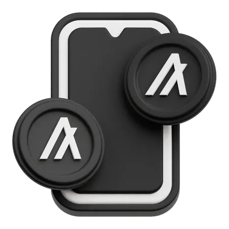 Algorand Token Exchange  3D Icon