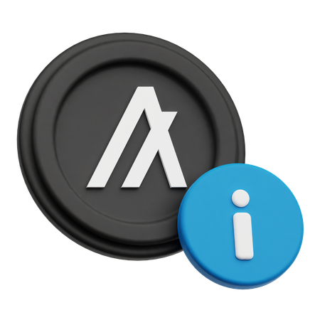 Algorand Token Information  3D Icon
