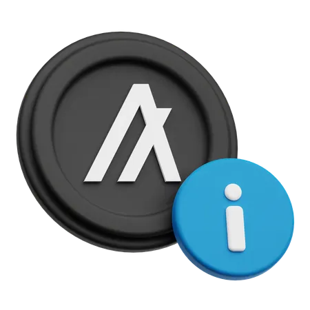 Algorand Token Information  3D Icon