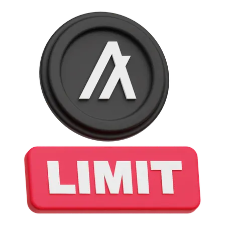 Algorand Token Limit  3D Icon