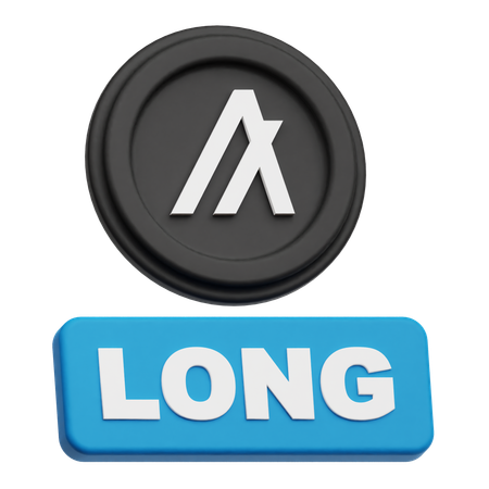Algorand Token Long  3D Icon