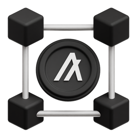Algorand Token Network  3D Icon