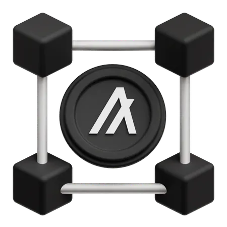 Algorand Token Network  3D Icon