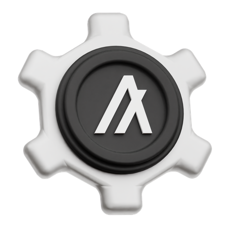 Algorand Token Settings  3D Icon