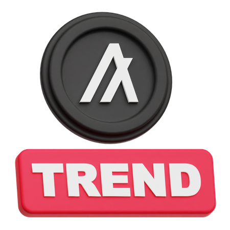 Algorand Trend  3D Icon