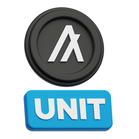 Unidade algorand  3D Icon