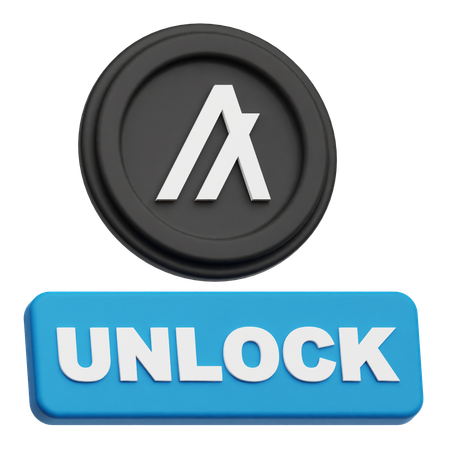 Algorand Unlock  3D Icon