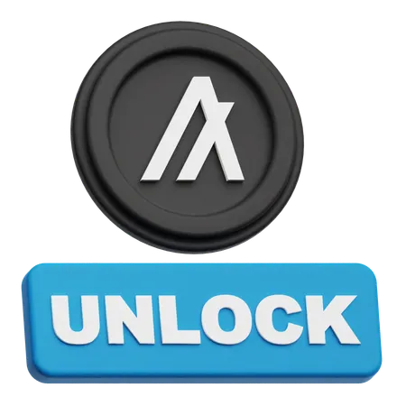 Algorand Unlock  3D Icon