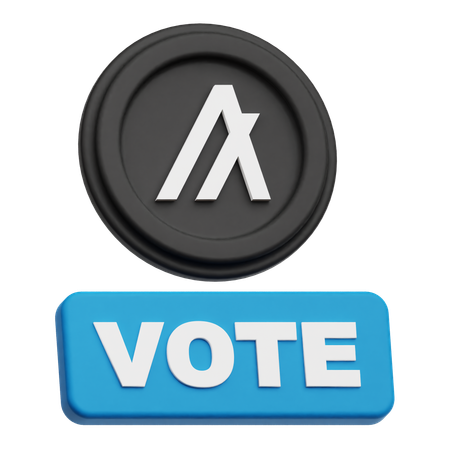 Algorand Vote  3D Icon