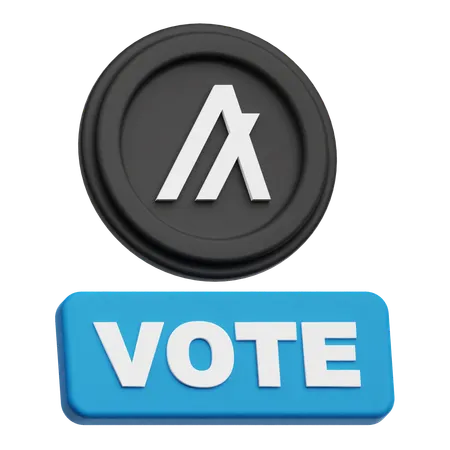 Algorand Vote  3D Icon