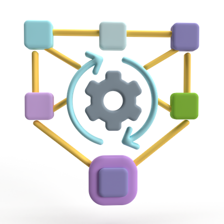 Algorithm  3D Icon