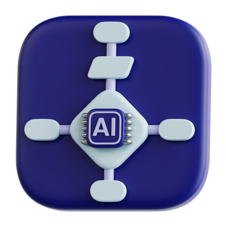 Algorithm  3D Icon