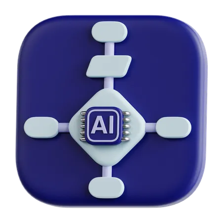 Algorithm  3D Icon