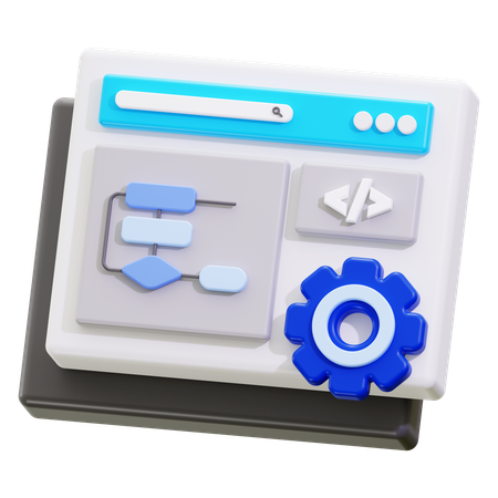 Algorithm  3D Icon