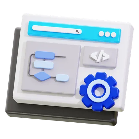 Algorithm  3D Icon