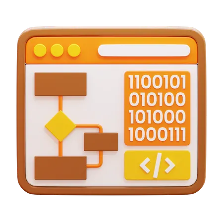Algorithm  3D Icon