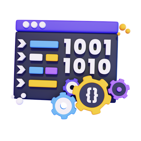 Algorithm  3D Icon