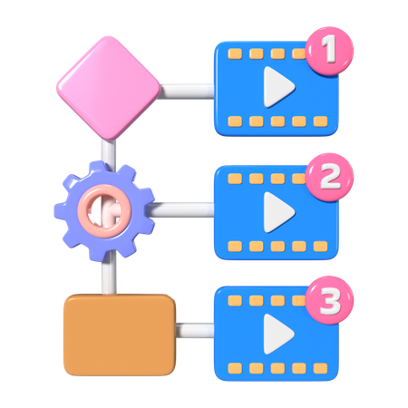 Algorithm  3D Icon