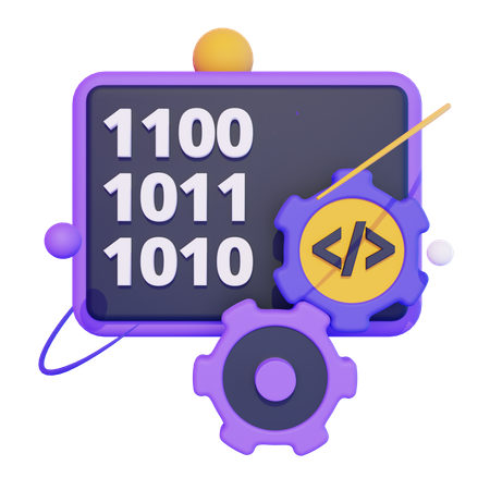 Algorithm  3D Icon