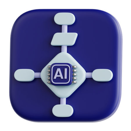 Algorithm  3D Icon