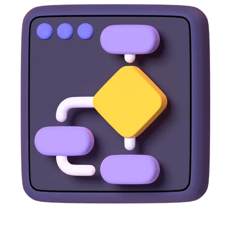 Algorithm  3D Icon