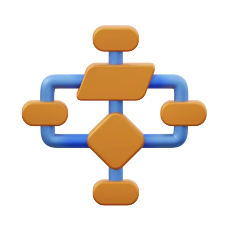 Algorithm  3D Icon