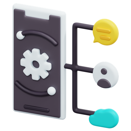 Algorithm Service  3D Icon