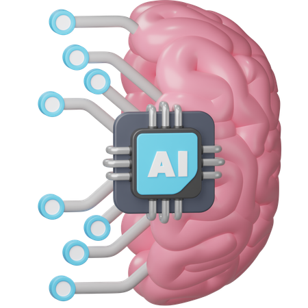 Algorithme d'IA  3D Icon