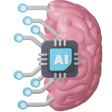 Algorithme d'IA  3D Icon