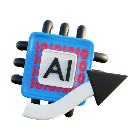 Algorithme d'intelligence artificielle  3D Icon